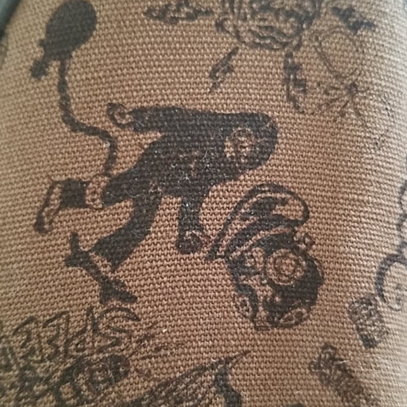 NWOT Old Navy Brown patterned slip-on sneakers 5 - Picture 7 of 7